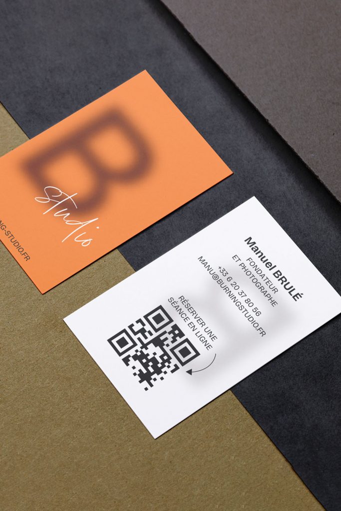 Logo - Identité visuelle pour le Burning Studio, Paris 