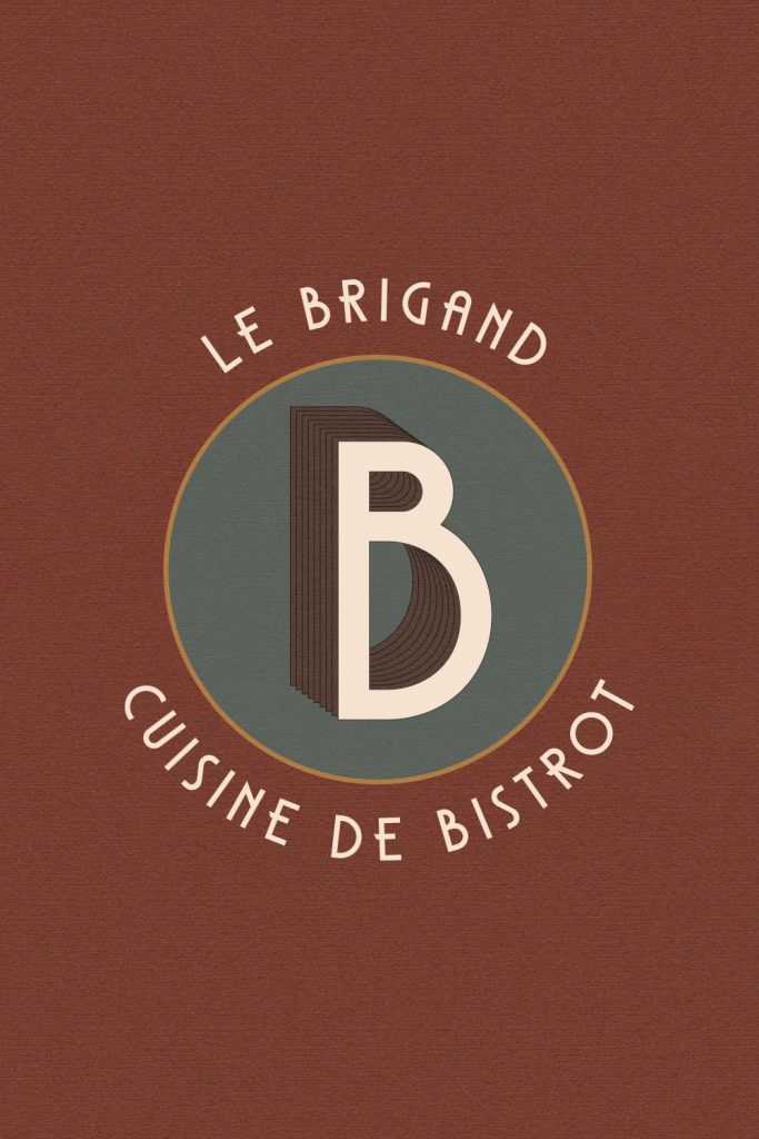 Logo - restaurant Le Brigand, Suze 