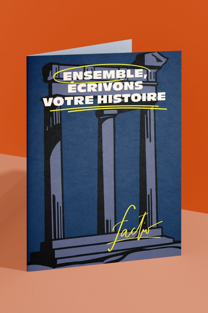 Graphisme - papeterie agence Factio, Paris 